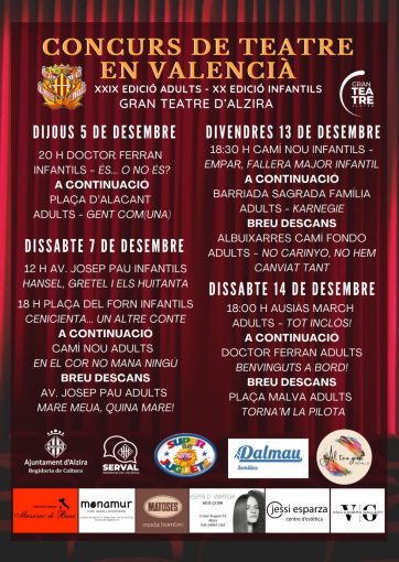CONSURS DE TEATRE EN VALENCIÀ FALLER