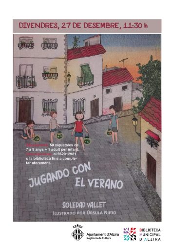 Presentació del llibre ”Jugando con el verano”, a càrrec de Soledat Vallet.