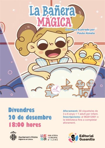 Presentació del llibre La bañera mágica, escrit i il.lustrat per Paula Almela