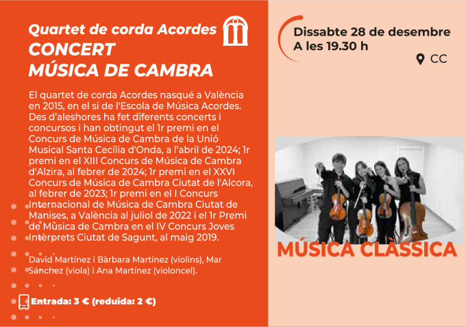 Quartet de corda Acordes