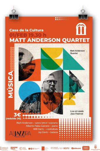 ALJAZZIRA JAZZ CLUB "Matt Anderson Quartet"