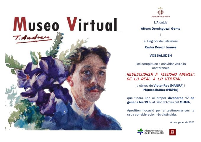Conferència "Redescubrir a Teodoro Andreu: De lo Real a lo Virtual"