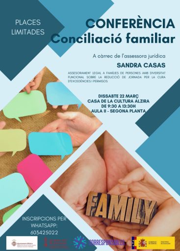 CONFERÈNCIA Conciliació familiar