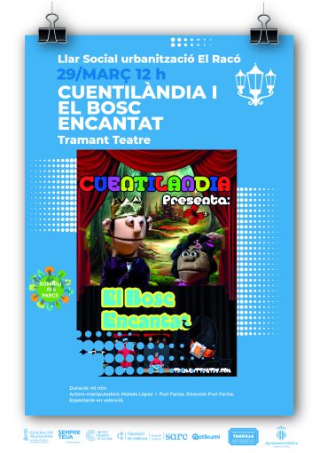Tramant Teatre presenta CUENTILÀNDIA I EL BOSC ENCANTAT