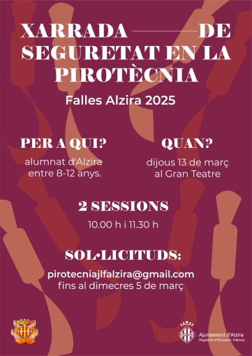 Xarrada de Seguretat en la Pirotècnia