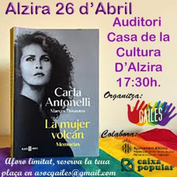 Presentació del llibre "La mujer volcán"