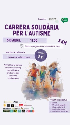 Carrera solidària per l'autisme