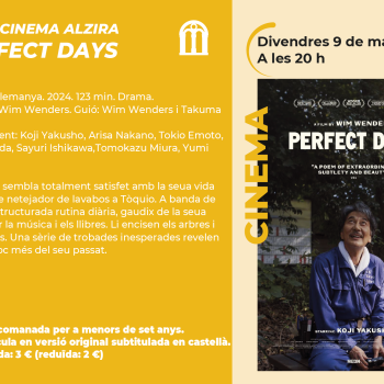 CLUB CINEMA ALZIRA "PERFECT DAYS"