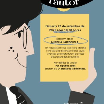 Encontres amb autors locals. Xarrada impartida per l´autor Aurelià Lairón Pla