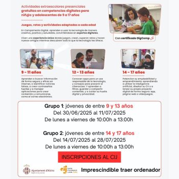 INSCRIPCIONS AL CAMPAMENT DIGITAL