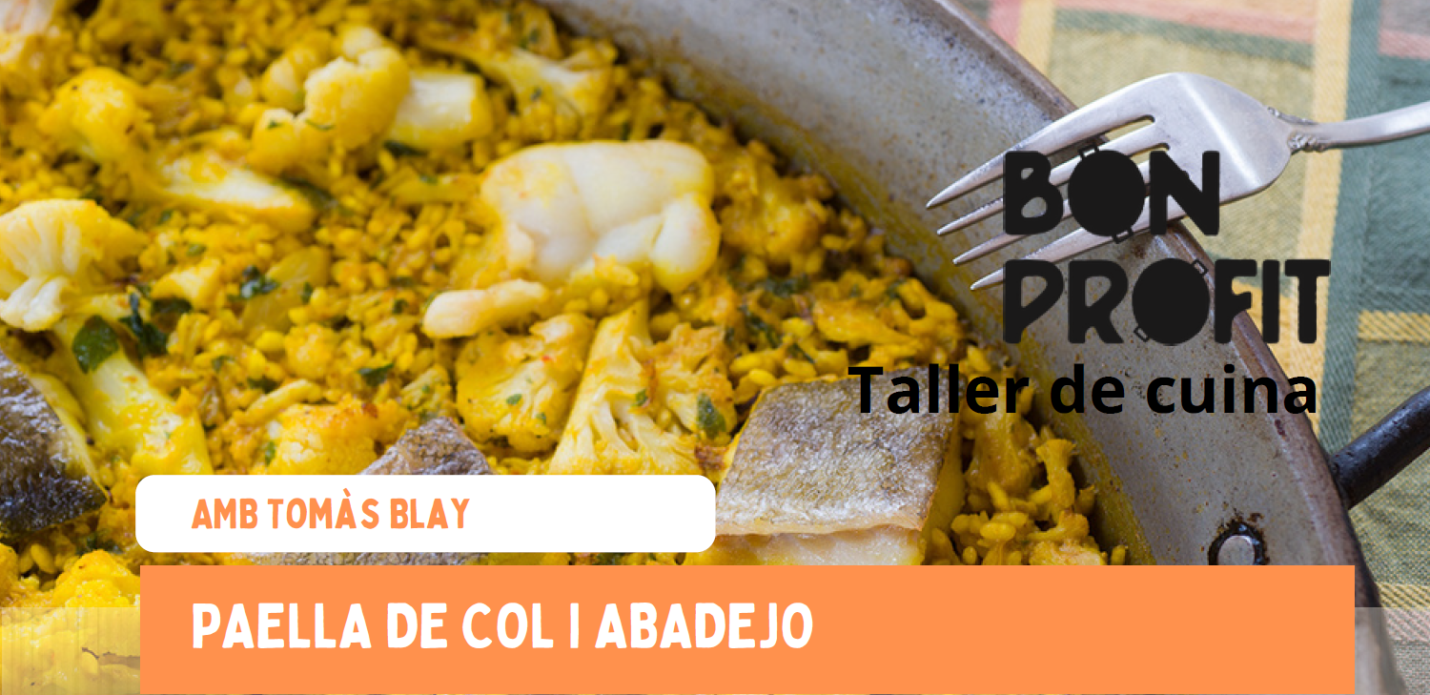 Paella de col i abadejo