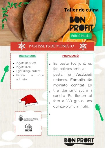 Pastissets de moniato