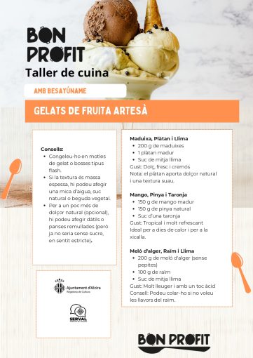 Gelats de fruita artesà