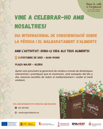 DONA-LI VIDA ALS TEUS ALIMENTS!