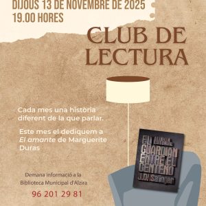 CLUB DE LECTURA "El amante" de Marguerite Duras