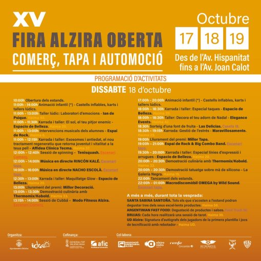 FIRA ALZIRA OBERTA