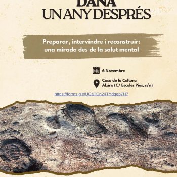 II Jornada de Salut Mental: "DANA, un any després"