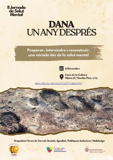II Jornada de Salut Mental: "DANA, un any després"