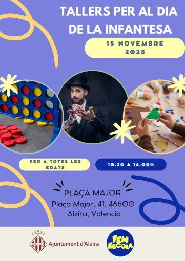 Tallers per al dia de la infantesa