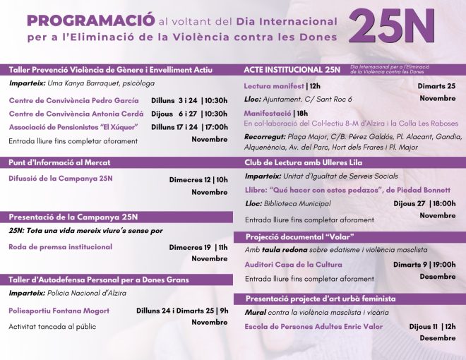 Dia Internacional per a l'Eliminació de la Violencia contra les Dones