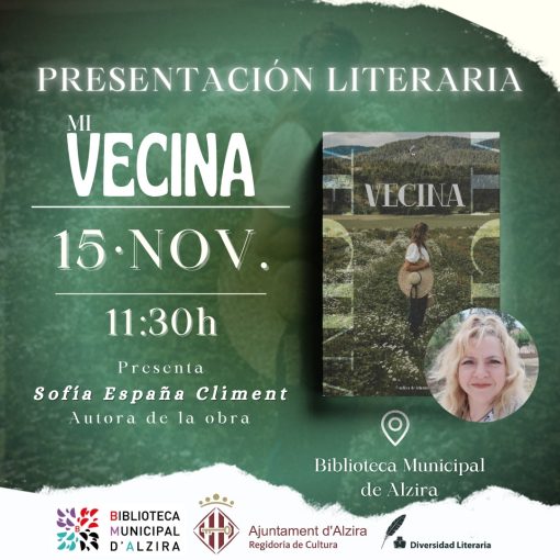 PRESENTACIÓ LITERÀRIA "MI VECINA"