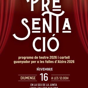 Presentació Cartell Guanyador Falles 2026