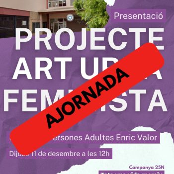 Presentació del projecte d’art urbà feminista