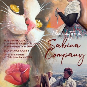Exposició i acte en HOMENATGE A SABINA COMPANY