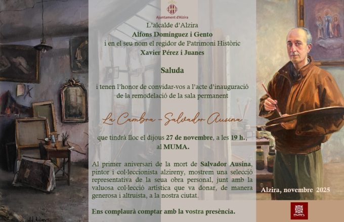 Inauguració de la remodelació de l'obra "La Cambra" de Salvador Ausina