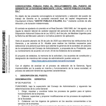 reclutament del lloc de Gerent