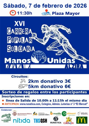 carrera solidària de Manos Unidas