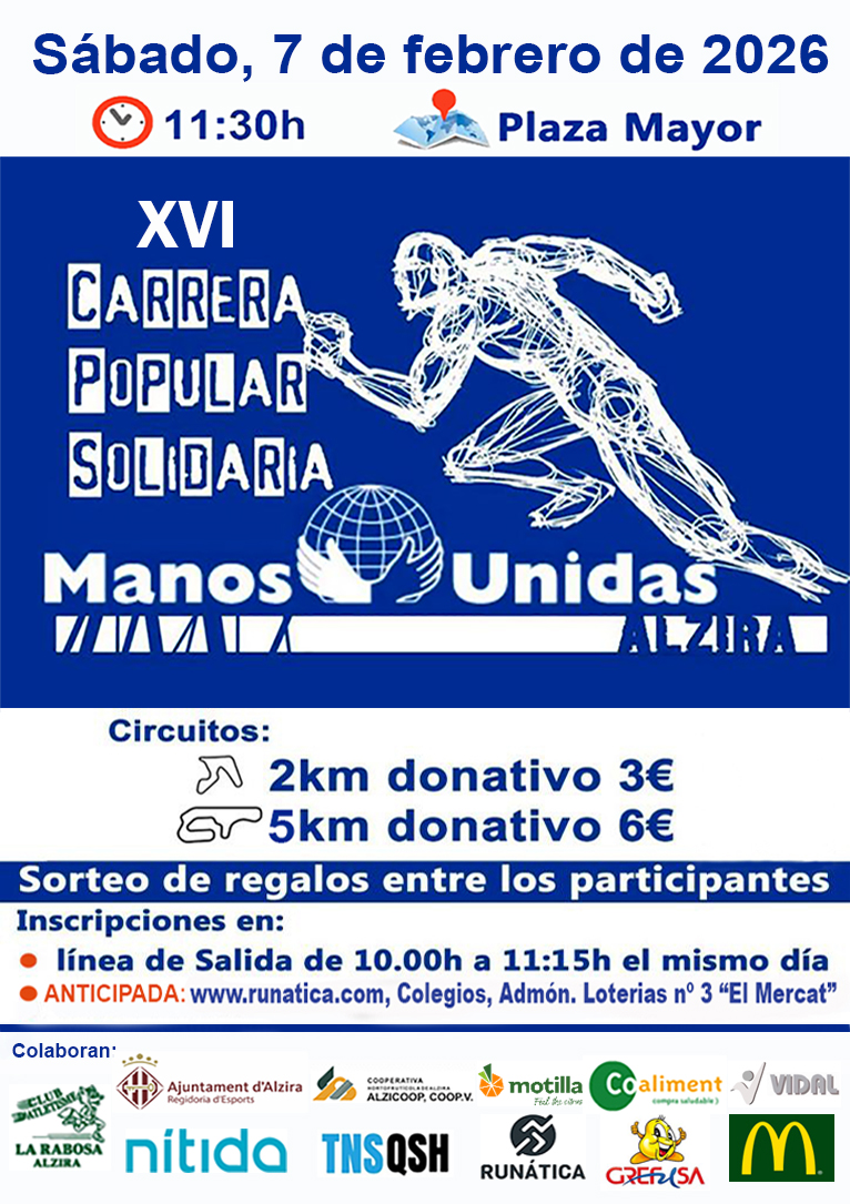 carrera solidària de Manos Unidas