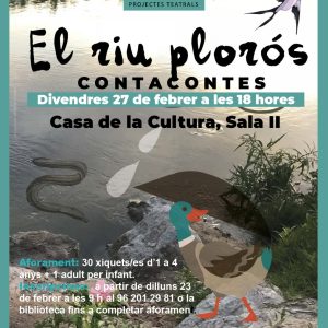 Contacontes “El Riu Plorós” a càrrec de Rosana Mira