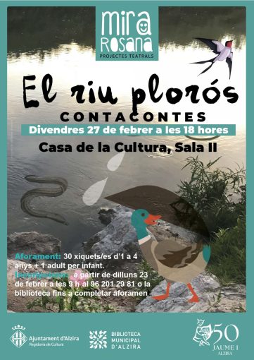 Contacontes “El Riu Plorós” a càrrec de Rosana Mira