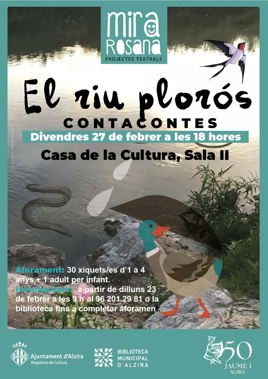 Contacontes “El Riu Plorós” a càrrec de Rosana Mira