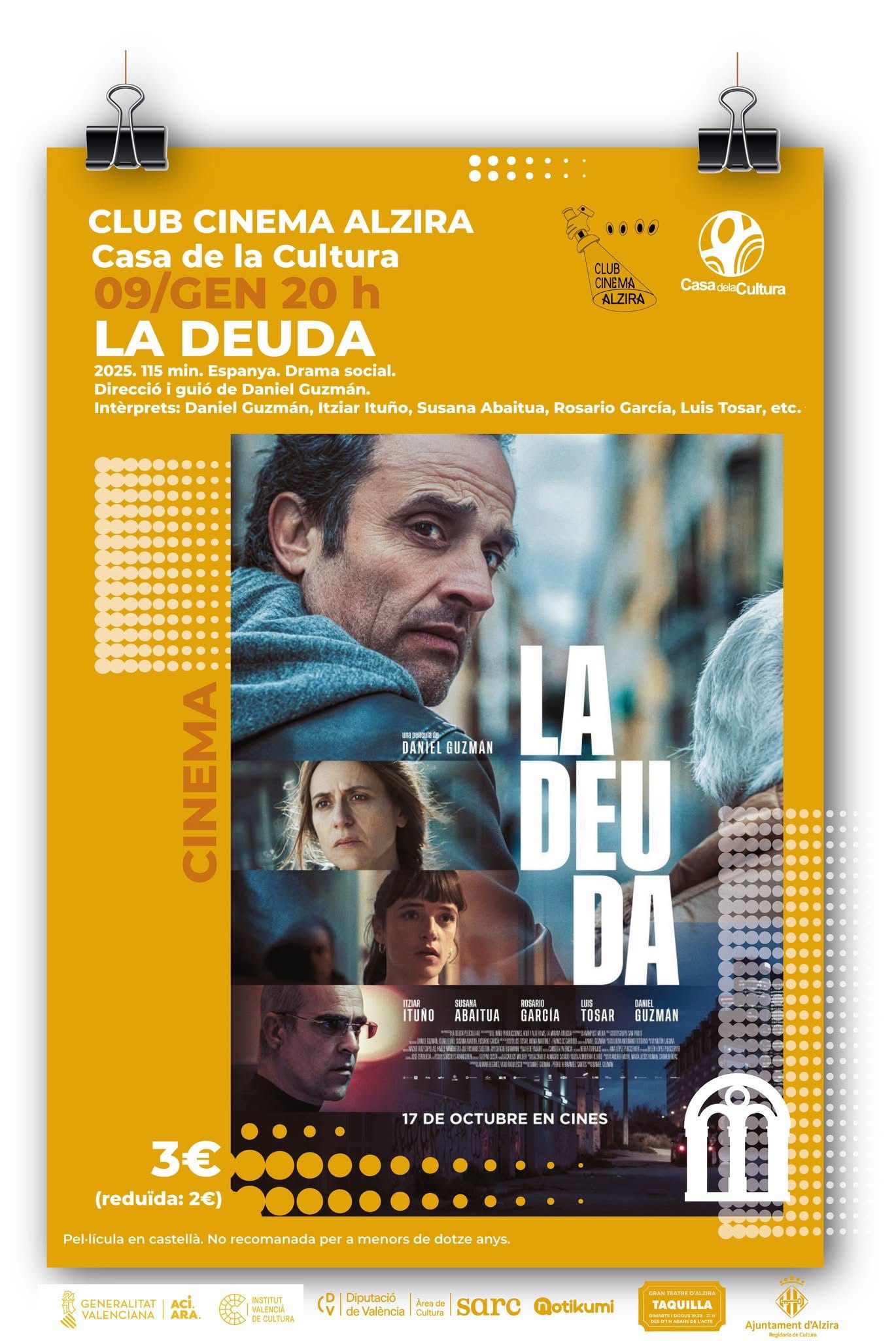 Club Cinema Alzira "LA DEUDA"