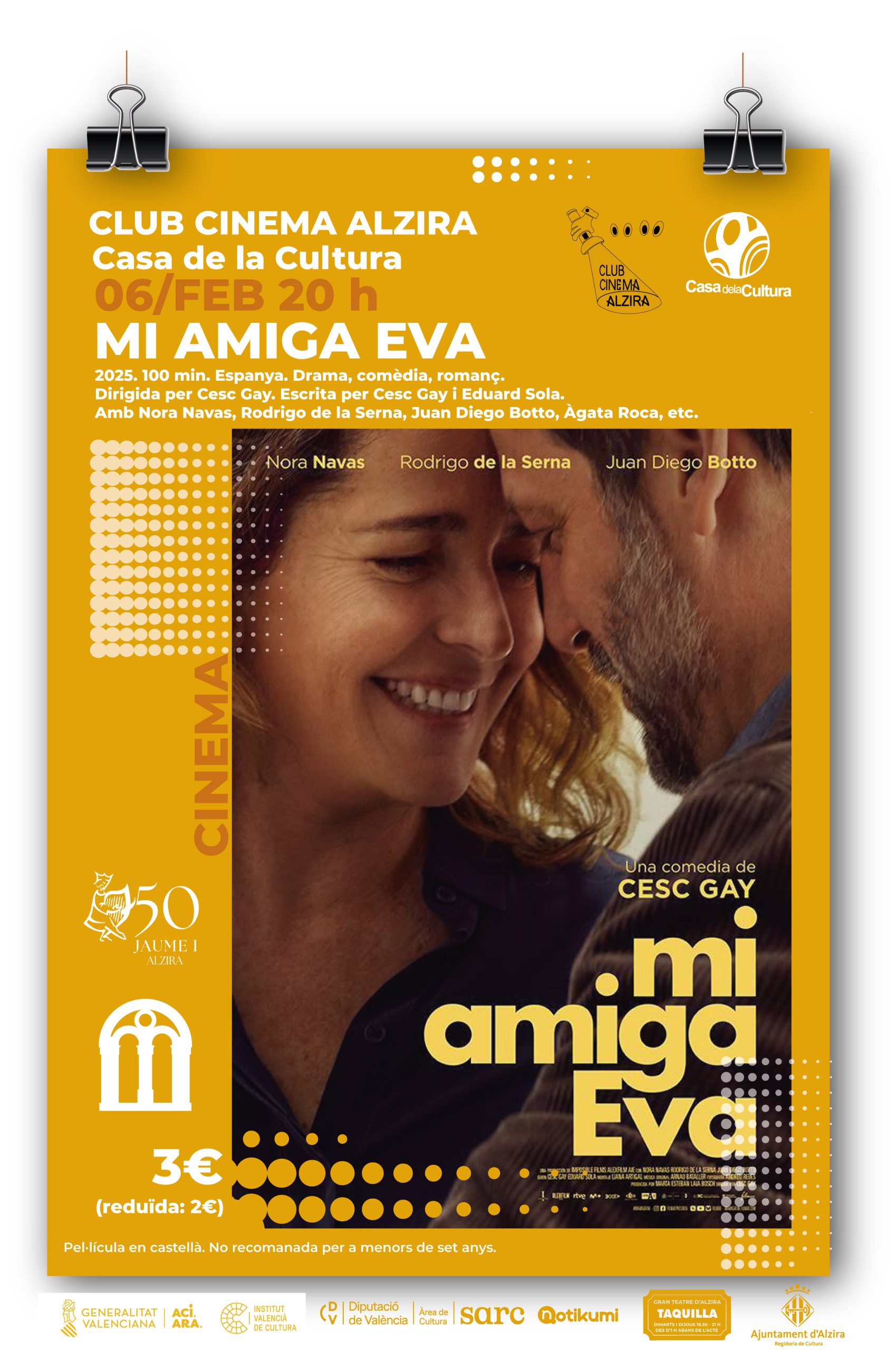 CLUB CINEMA ALZIRA "MI AMIGA EVA"
