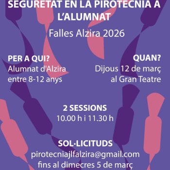 Xarrada de seguretat en la pirotècnia a l'alumnat