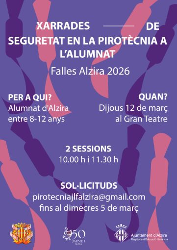 Xarrada de seguretat en la pirotècnia a l'alumnat