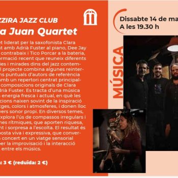 ALJAZZIRA JAZZ CLUB "Clara Juan Quartet"