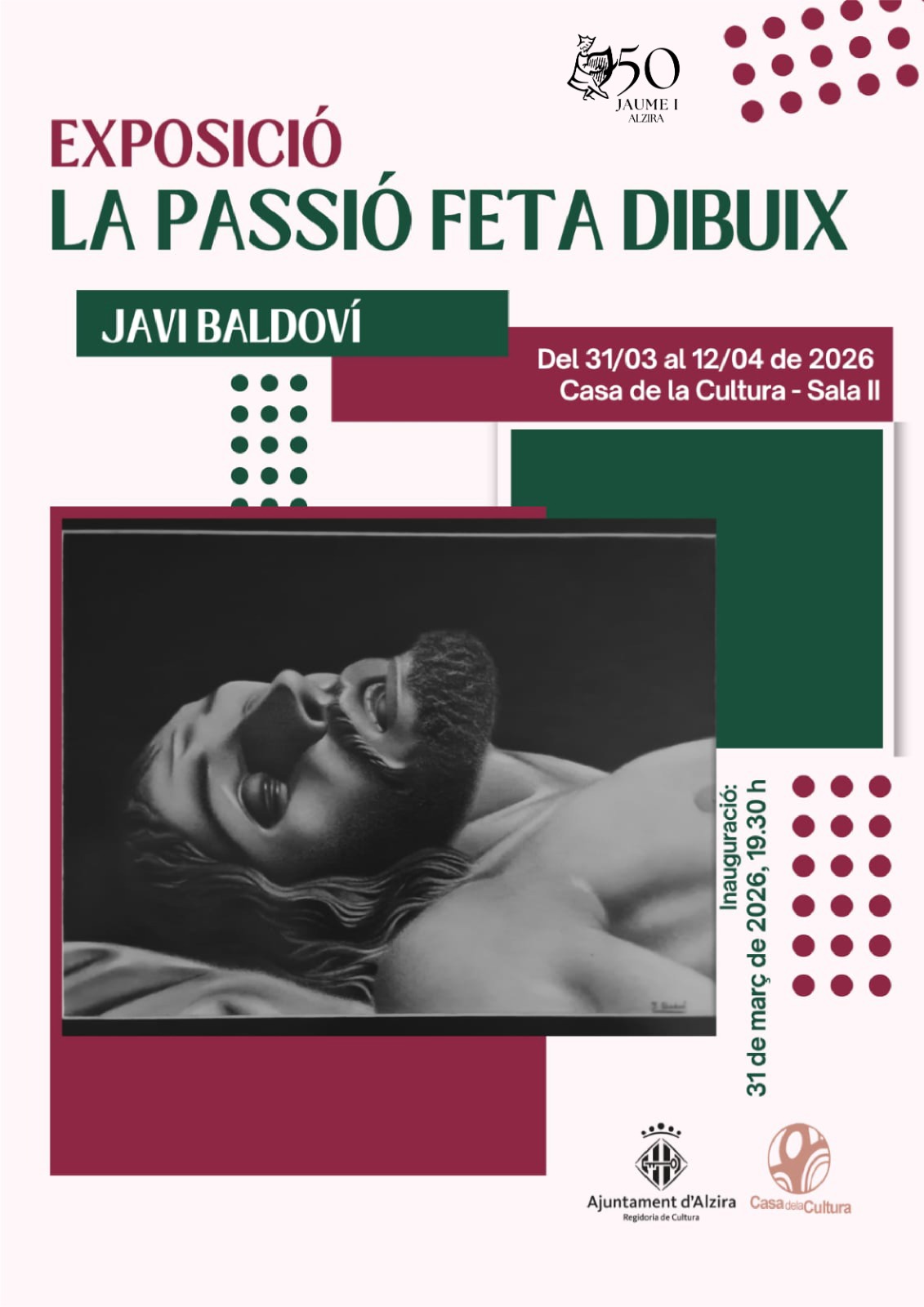 Exposició "La passió feta dibuix" de Javi Baldoví