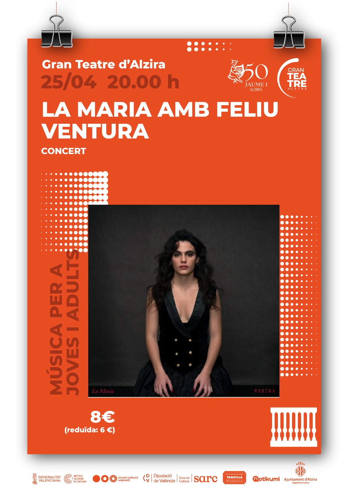 Concert de LA MARIA, amb la participació de Feliu Ventura